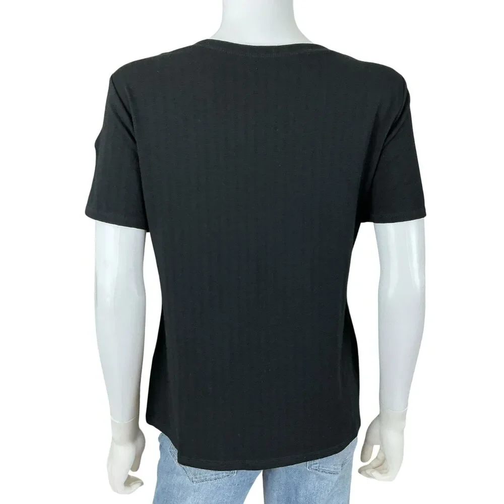 Gudrun Sjoden Cactus Graphic Tee Shirt Top Women's M Short Sleeve Crew BOHO Art - Picture 7 of 12